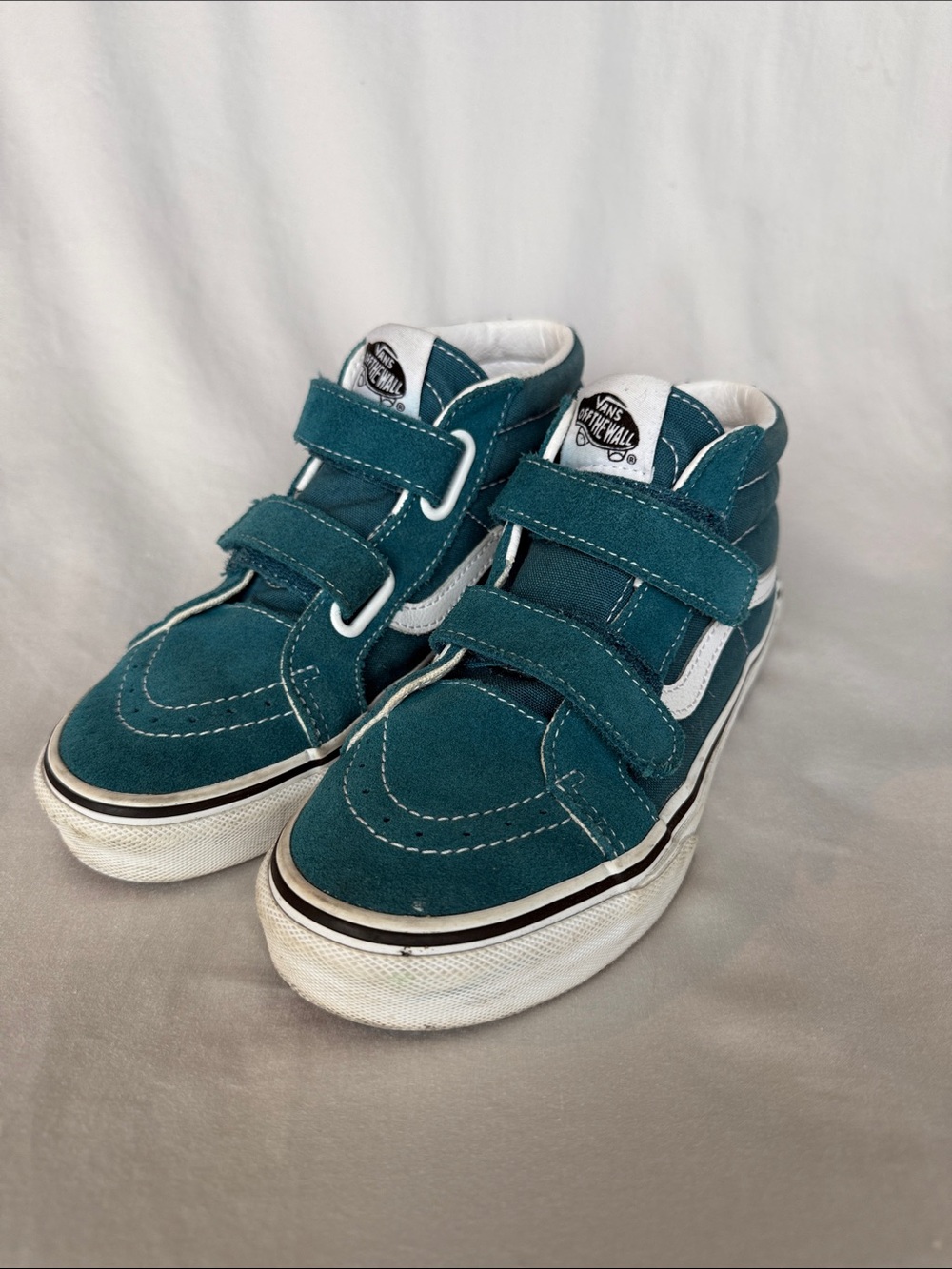Vans Kids Teal Sk8-Mid Sneakers